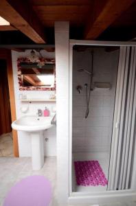 Koupelna v ubytování B&B Cosi fan Tutte
