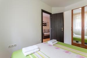 Posteľ alebo postele v izbe v ubytovaní Apartment "Katia"