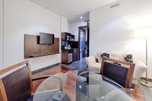 Η κουζίνα ή μικρή κουζίνα στο Hotel Spiwak Chipichape Cali