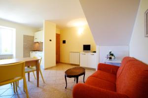 Μια τηλεόραση ή/και κέντρο ψυχαγωγίας στο Appartamenti Borgo San Pietro