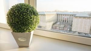 Balkón alebo terasa v ubytovaní Exclusive Apartments Smolna