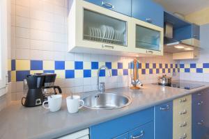 Kuchyňa alebo kuchynka v ubytovaní Malgrat de Mar Blvd Seaview Apartment