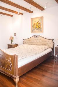 Ένα ή περισσότερα κρεβάτια σε δωμάτιο στο Penthouse Presernovo nabrezje