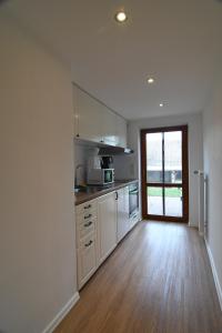 Een keuken of kitchenette bij Ferienwohnung Hegau-Bodensee