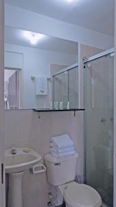 Kylpyhuone majoituspaikassa Arco Apartasuites
