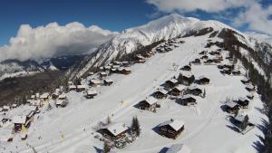 Chalet Bergkristall en invierno