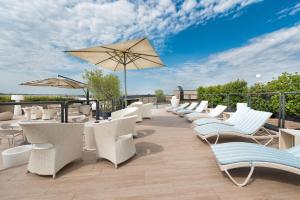 Balkón nebo terasa v ubytování DB Hotel Verona Airport Congress & Spa