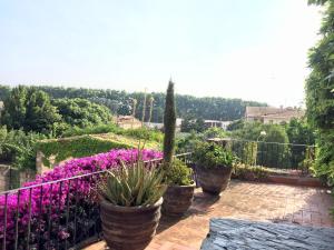 Jardín al aire libre en Apartaments Can Gibert