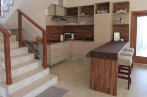 Η κουζίνα ή μικρή κουζίνα στο Penzion Alma