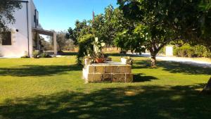 A garden outside Masseria Vignenove