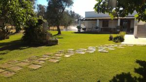 A garden outside Masseria Vignenove