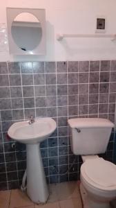 A bathroom at Hostal Isidoros