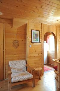 Posezení v ubytování Chalet Escapade with Sauna