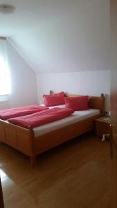 Postel nebo postele na pokoji v ubytování Steirer Haus