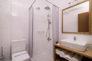 Koupelna v ubytování Hotel Rema