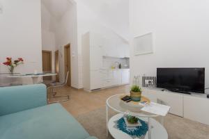 TV a/nebo společenská místnost v ubytování Apartment Flynn