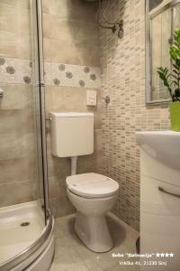 Koupelna v ubytování Apartment/Room ''Dalmacija'' SINJ