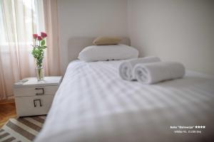 Postel nebo postele na pokoji v ubytování Apartment/Room ''Dalmacija'' SINJ