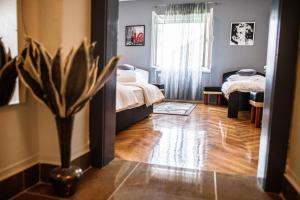 Postel nebo postele na pokoji v ubytování Apartment/Room ''Dalmacija'' SINJ