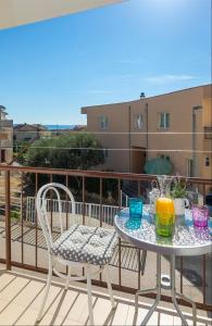 Balkón alebo terasa v ubytovaní Apartments Garmaz