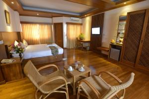 Katil atau katil-katil dalam bilik di Hotel Sidney