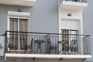 Balkón nebo terasa v ubytování AVOCADO Skiathos