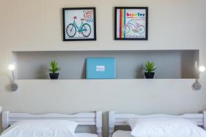 Postel nebo postele na pokoji v ubytování Argyro Rent Rooms