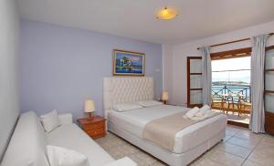 Cama ou camas em um quarto em Anna Maria - Vanessa Apartments