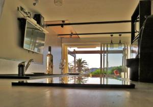 Køkken eller tekøkken på Apartment Naturist Cap In Loft