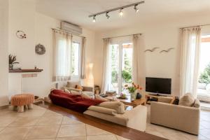 Μια τηλεόραση ή/και κέντρο ψυχαγωγίας στο Dream Summer Villa