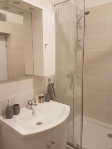 Ένα μπάνιο στο Apartments Lucija +33 φωτογραφίες