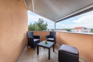 Balkón nebo terasa v ubytování Apartments Marina