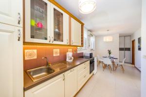 Kuchyň nebo kuchyňský kout v ubytování Apartman Lara