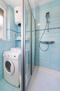 Koupelna v ubytování Apartman Lara