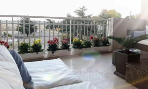A balcony or terrace at Hotel A-14