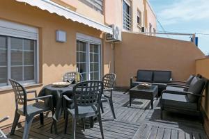 Balkón alebo terasa v ubytovaní Attic Valencia Beach