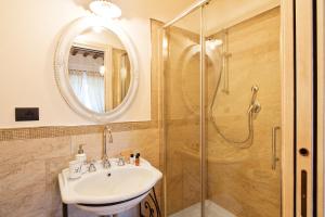 Koupelna v ubytování B & B I Ricordi