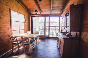 Dapur atau dapur kecil di Apartmany U Papoušků