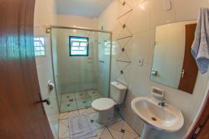 Et badeværelse på Pousada Turismo