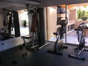 Phòng/tiện nghi tập thể dục tại Departamento Viana