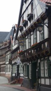 Das Gebäude in dem sich die Pension befindet