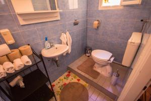Koupelna v ubytování Phiros B&B
