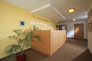 Ο χώρος του λόμπι ή της ρεσεψιόν στο Appartements Barbara