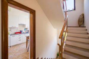 Kuchyň nebo kuchyňský kout v ubytování Apartments Lena