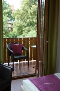 Balkón nebo terasa v ubytování Gasthof Linden & Wildkräuterhotel