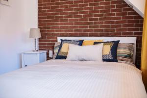 Posteľ alebo postele v izbe v ubytovaní Apartament MER - Idealny dla Ciebie