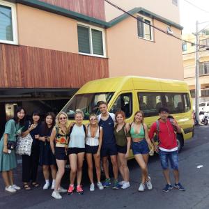 入住背包客之家旅馆的客人