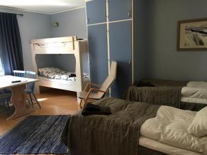 Letto o letti in una camera di Knappgården