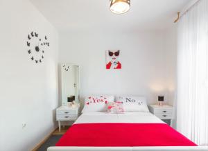 Posteľ alebo postele v izbe v ubytovaní Vacation house Maslina