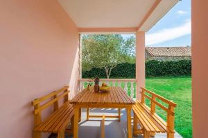 Balkón alebo terasa v ubytovaní Vacation house Maslina